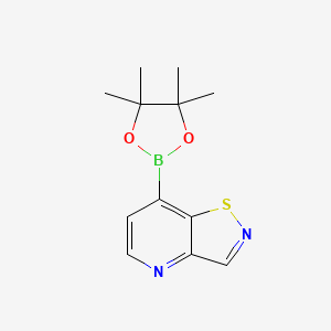 7-(4,4,5,5-Tetramethyl-1,3,2-dioxaborolan-2-yl)isothiazolo[4,5-b]pyridine