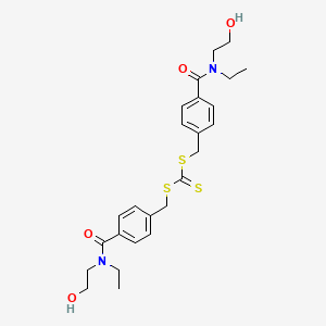 Bis(4-(ethyl(2-hydroxyethyl)carbamoyl)benzyl) carbonotrithioate