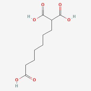 molecular formula C10H16O6 B13410297 1,1,7-Heptanetricarboxylic Acid 