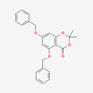 2,2-Dimethyl-5,7-bis(phenylmethoxy)-1,3-benzodioxin-4-one