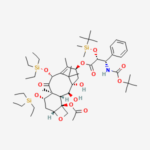 2-Debenzoyl Docetaxel 2'-tert-Butyldimethylsilyl 7,10-Tris(triethylsilyl) Ether