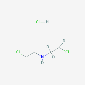 2-chloro-N-(2-chloroethyl)-N,1,1,2-tetradeuterioethanamine;hydrochloride