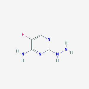 5-Fluoro-2-hydrazinylpyrimidin-4-amine