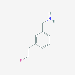 1-[3-(2-Fluoroethyl)phenyl]methanamine