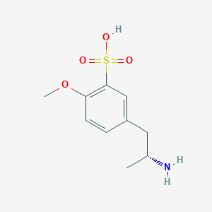 5-[(2R)-2-aminopropyl]-2-methoxybenzenesulfonic acid