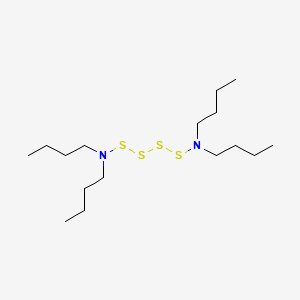 molecular formula C16H36N2S4 B13410488 N1,N1,N4,N4-Tetrabutyltetrasulfane-1,4-diamine 