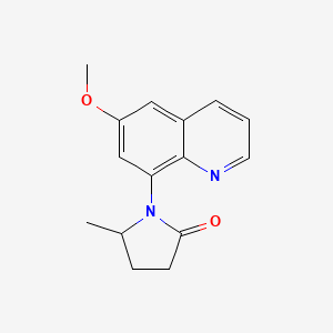 1-(6-Methoxyquinolin-8-yl)-5-methylpyrrolidin-2-one