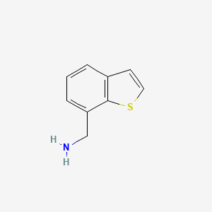B1341052 Benzo[b]thiophen-7-ylmethanamine CAS No. 880251-15-0