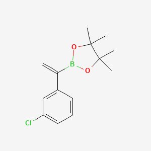 2-[1-(3-Chlorophenyl)ethenyl]-4,4,5,5-tetramethyl-1,3,2-dioxaborolane