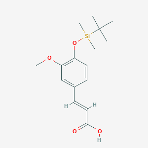 (E)-3-(4-((tert-butyldimethylsilyl)oxy)-3-methoxyphenyl)acrylic acid