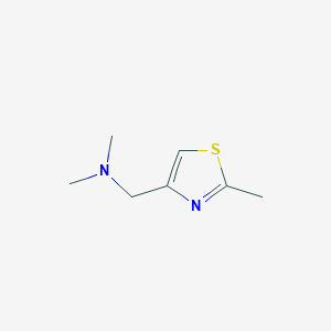 molecular formula C7H12N2S B13410569 2-Bromo-N,N-dimethyl-4-thiazolemethanamine 