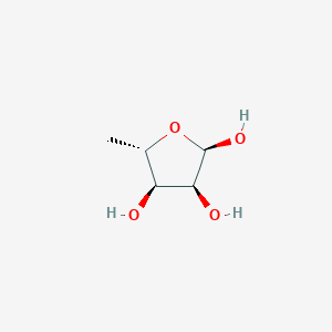 molecular formula C5H10O4 B13410640 (2R,3S,4R,5S)-5-methyloxolane-2,3,4-triol 