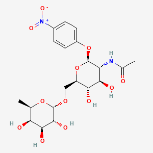 4-Nitrophenol 2-Acetamido-2-deoxy-6-O-(alpha-L-fucopyranosyl)-beta-D-glucopyranoside