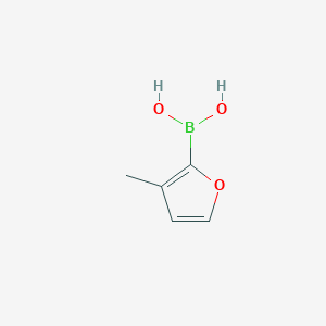 molecular formula C5H7BO3 B13410681 (3-Methylfuran-2-yl)boronic acid CAS No. 1002128-98-4