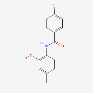 4-fluoro-N-(2-hydroxy-4-methylphenyl)benzamide