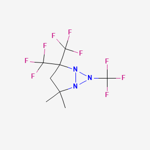 1,5,6-Triazabicyclo(3.1.0)hexane, 4,4-dimethyl-2,2,6-tris(trifluoromethyl)-