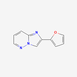 molecular formula C10H7N3O B1341106 2-(Furan-2-yl)imidazo[1,2-b]pyridazine CAS No. 951625-69-7