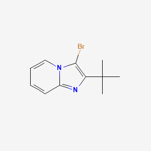 molecular formula C11H13BrN2 B1341107 3-Bromo-2-tert-butylimidazo[1,2-a]pyridine CAS No. 904813-48-5