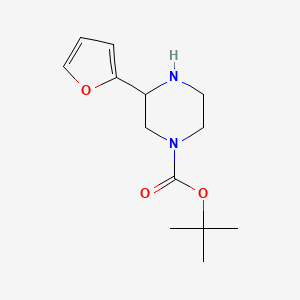 Tert-butyl 3-(furan-2-YL)piperazine-1-carboxylate