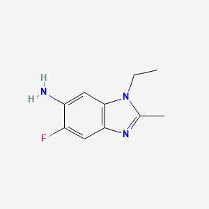 1-ethyl-5-fluoro-2-methyl-1H-benzo[d]imidazol-6-amine