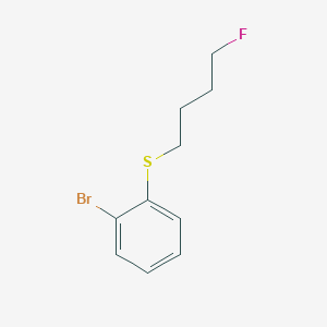 1-Bromo-2-[(4-fluorobutyl)sulfanyl]benzene