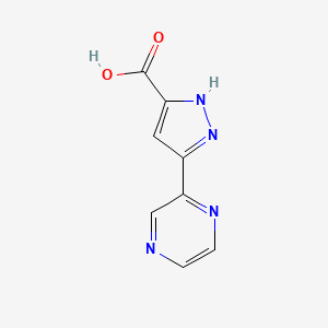 5-Pyrazin-2-yl-1H-pyrazole-3-carboxylic acid