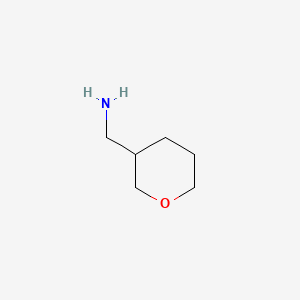 molecular formula C6H13NO B1341123 (四氢-2H-吡喃-3-基)甲胺 CAS No. 7179-99-9