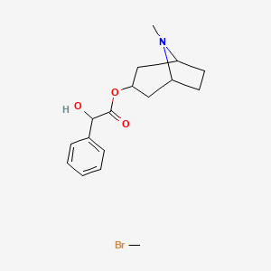 Bromomethane;(8-methyl-8-azabicyclo[3.2.1]octan-3-yl) 2-hydroxy-2-phenylacetate