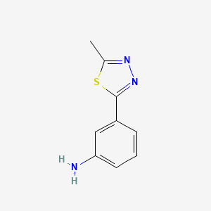 3-(5-Methyl-1,3,4-thiadiazol-2-YL)aniline