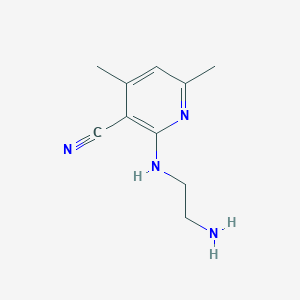 2-(2-Aminoethylamino)-4,6-dimethylnicotinonitrile