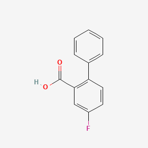 molecular formula C13H9FO2 B1341142 5-氟-2-苯基苯甲酸 CAS No. 926219-69-4