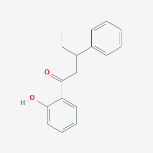 molecular formula C17H18O2 B13411428 1-(2-Hydroxyphenyl)-3-phenylpentan-1-one 