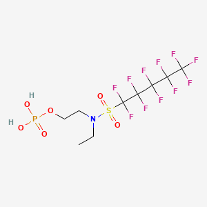 1-Pentanesulfonamide, N-ethyl-1,1,2,2,3,3,4,4,5,5,5-undecafluoro-N-[2-(phosphonooxy)ethyl]-