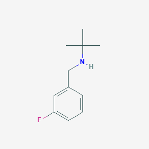 molecular formula C11H16FN B1341153 N-(叔丁基)-N-(3-氟苄基)胺 CAS No. 926198-58-5