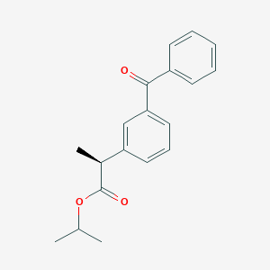 molecular formula C19H20O3 B13411569 Dexketoprofen Isopropyl Ester 