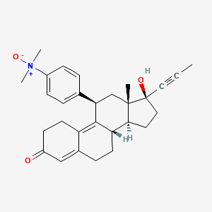 molecular formula C29H35NO3 B13411619 Mifepristone N-Oxide 