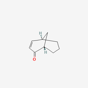 molecular formula C9H12O B13411651 (1S,5R)-Bicyclo[3.3.1]non-3-en-2-one 