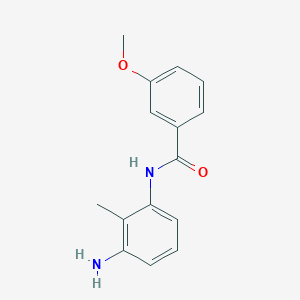 N-(3-Amino-2-methylphenyl)-3-methoxybenzamide