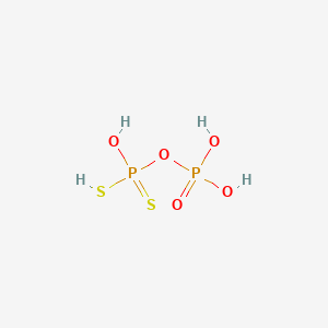 molecular formula H4O5P2S2 B13411682 1,1-Dithiopyrophosphoric Acid 