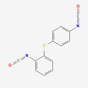 molecular formula C14H8N2O2S B13411686 2,4'-Diisocyanatodiphenyl sulfide CAS No. 75790-87-3