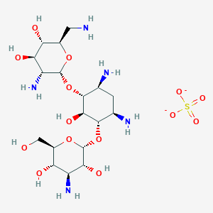 molecular formula C18H37N5O14S-2 B13411774 Bekanamycinsulfate salt 