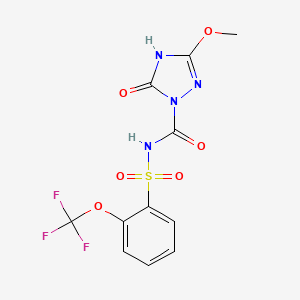 molecular formula C11H9F3N4O6S B13411793 Flucarbazone-N-desmethyl 100 microg/mL in Acetonitrile 