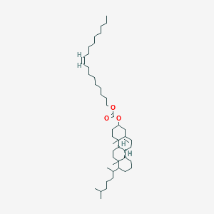 molecular formula C47H82O3 B13411817 [(4bS,10aS,10bR)-4a,6a-dimethyl-7-(6-methylheptan-2-yl)-1,2,3,4,4b,5,6,7,8,9,10,10a,10b,11-tetradecahydrochrysen-2-yl] [(Z)-octadec-9-enyl] carbonate 