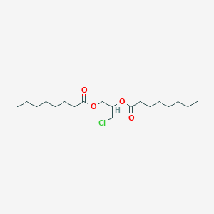 molecular formula C19H35ClO4 B13411846 rac-1,2-Dioctanoyl-3-Chloropropanediol 