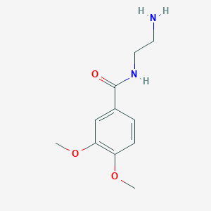 molecular formula C11H16N2O3 B13411862 N-(2-aminoethyl)-3,4-dimethoxybenzamide 