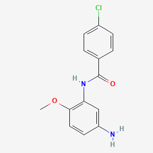 N-(5-Amino-2-methoxyphenyl)-4-chlorobenzamide