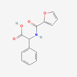 molecular formula C13H11NO4 B1341236 2-(Furan-2-ylformamido)-2-phenylacetic acid 