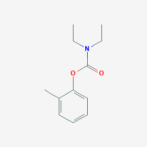 molecular formula C12H17NO2 B13412381 2-Methylphenyl Diethylcarbamate 