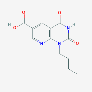 molecular formula C12H13N3O4 B1341252 1-butyl-2,4-dioxo-1H,2H,3H,4H-pyrido[2,3-d]pyrimidine-6-carboxylic acid 