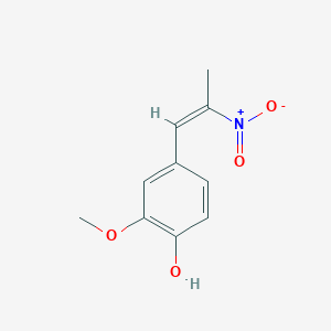 B134126 2-methoxy-4-[(1Z)-2-nitroprop-1-en-1-yl]phenol CAS No. 5395-47-1